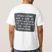 Algoritmen Instructies Oplossingen Problemen Oplos T-shirt (Achterkant)