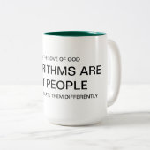 ALGORITMEN ZIJN GEEN MENSEN MOK (Voorkant rechts)