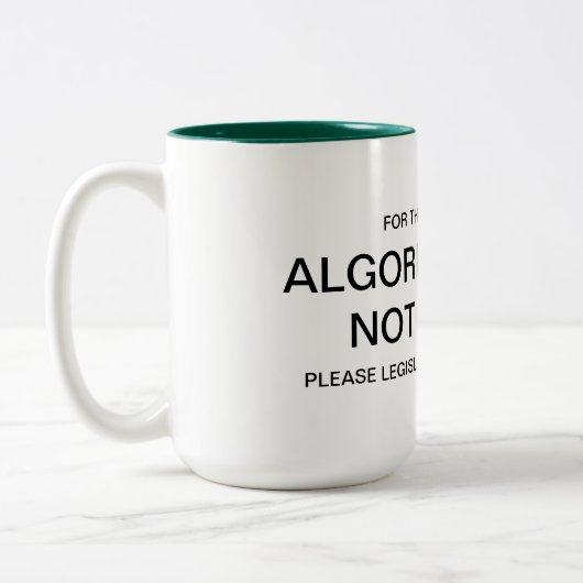 ALGORITMEN ZIJN GEEN MENSEN MOK (Links)