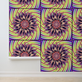 Algoritmisch Kleurrijk Bloemrijk Mandala Kunstpatr Behang