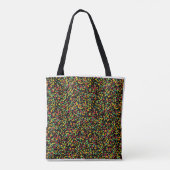 algoritmische Rasta-Canvas tas (Achterkant)