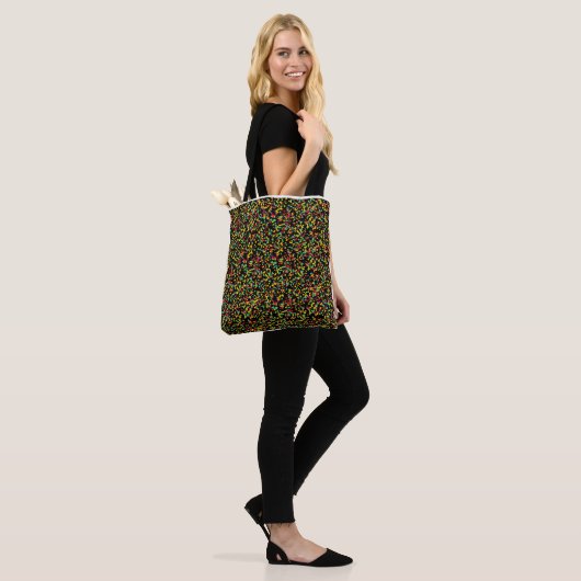 algoritmische Rasta-Canvas tas (Op model)