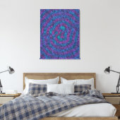Algoritmische Wiskundige Kunst Patroon  Canvas Afdruk (Insitu (Slaapkamer))
