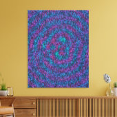 Algoritmische Wiskundige Kunst Patroon  Canvas Afdruk (Insitu (Woonkamer))