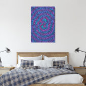 Algoritmische Wiskundige Kunst Patroon Canvas Afdruk (Insitu (Slaapkamer))