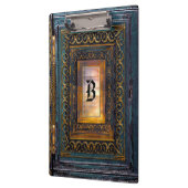 Algortex Elkin Old Book Style Cool Monogram Klembord (Links)