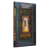 Algortex Elkin Old Book Style Cool Monogram Klembord (Rechts)