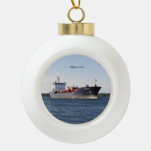 Algoscotia ornament met kogel of sneeuwvlok