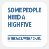 Algunas personas necesitan cinco vierkante sticker (Voorkant)