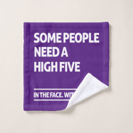 Algunas personas necesitan cinco washandje