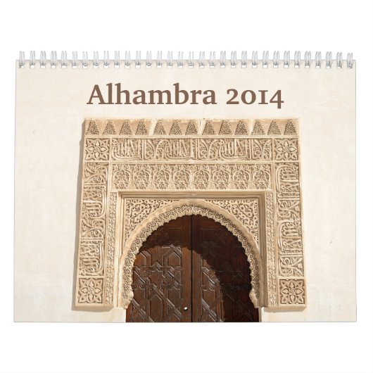 Alhambra 2014 Wall Calendar Kalender (Hoes)