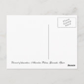 Alhambra-6 Briefkaart (Achterkant)