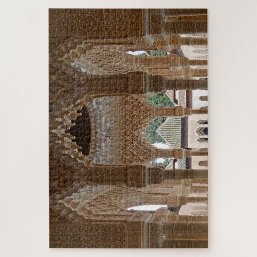 Alhambra Architectuur Jigzaag Puzzle Legpuzzel (Verticaal)