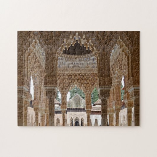 Alhambra Architectuur Jigzaag Puzzle Legpuzzel (Horizontaal)