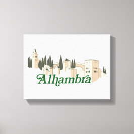 Alhambra Canvas Afdruk
