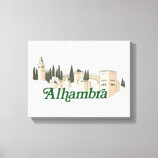 Alhambra Canvas Afdruk (Voorkant)