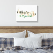 Alhambra Canvas Afdruk (Insitu (Slaapkamer))