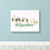 Alhambra Canvas Afdruk (Insitu (Houten vloer))