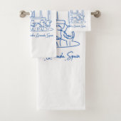 Alhambra Court of the Lions 1 Bad Handdoek (Insitu)