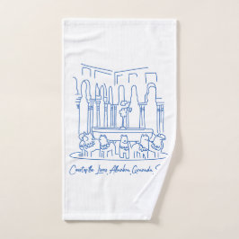 Alhambra Court of the Lions 1 Bad Handdoek