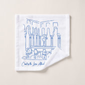 Alhambra Court of the Lions 1 Bad Handdoek (Wasdoekje)