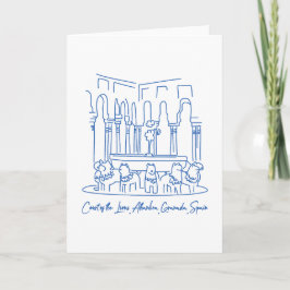 Alhambra Court of the Lions 1 Kaart