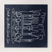 Alhambra Court of the Lions 1 Legpuzzel (Horizontaal)