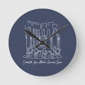 Alhambra Court of the Lions 1 Ronde Klok (Voorkant)