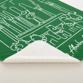 Alhambra Court of the Lions 1 Sherpa Deken (3/4)