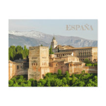 Alhambra de Granada en Andalucía, Spanje