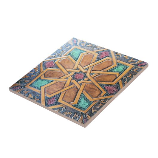 Alhambra Design #1 Tegeltje (Zijkant)