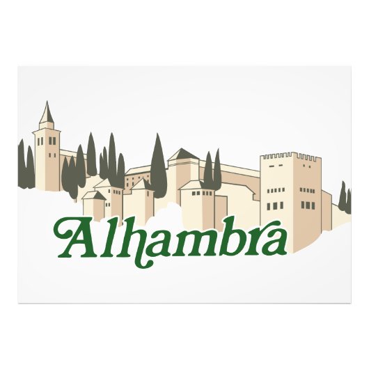 Alhambra Foto Afdruk (Voorkant)