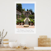Alhambra: Generalife Poster (Keuken)