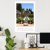 Alhambra: Generalife Poster (Thuiskantoor)
