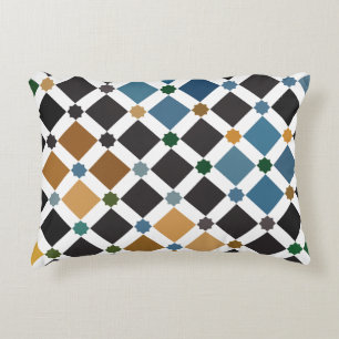 Alhambra geometrisch kussen – Geborsteld polyester