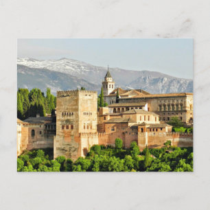Alhambra, Granada, Andalusië, Spanje Briefkaart