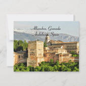 Alhambra, Granada, Andalusië, Spanje Feestdagenkaart (Voorkant)