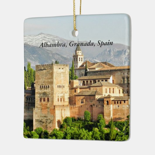 Alhambra, Granada, Andalusië, Spanje Keramisch Ornament (Links)