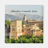 Alhambra, Granada, Andalusië, Spanje Magneet (Voorkant)