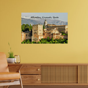 Alhambra, Granada, Andalusië, Spanje Poster