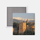 Alhambra; Granada; Andalusië, Spanje, Sierra Magneet (Voorkant / Achterkant)