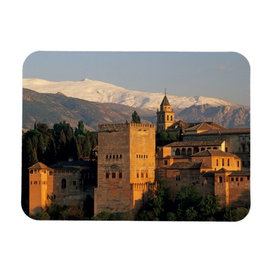 Alhambra; Granada; Andalusië, Spanje, Sierra Magneet (Horizontaal)