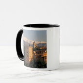 Alhambra; Granada; Andalusië, Spanje, Sierra Mok (Voorkant links)