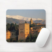 Alhambra; Granada; Andalusië, Spanje, Sierra Muismat (Met muis)