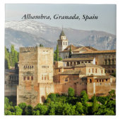 Alhambra, Granada, Andalusië, Spanje Tegeltje (Voorkant)