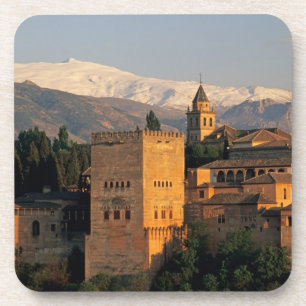 Alhambra; Granada; Andaslusie, Spanje, Sierra Drankjes Onderzetter