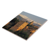 Alhambra; Granada; Andaslusie, Spanje, Sierra Tegeltje (Zijkant)
