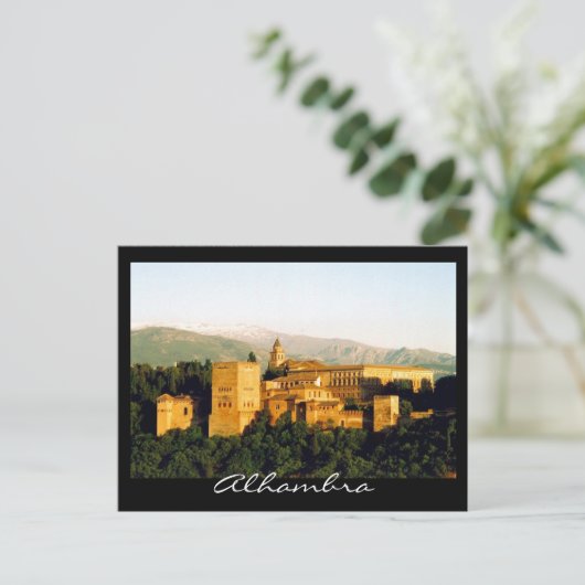alhambra granada briefkaart (Staand voorkant)