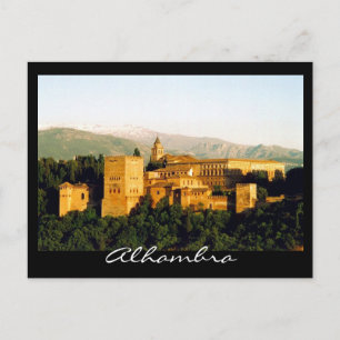 alhambra granada briefkaart