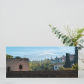 Alhambra Granada Feestdagenkaart (Staand voorkant)